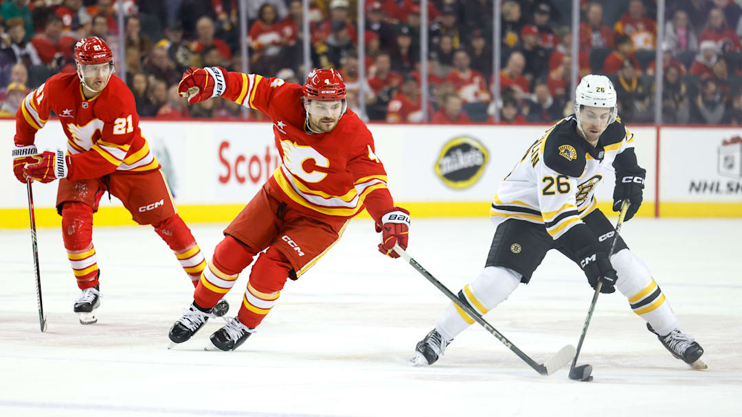 Boston Bruins v Calgary Flames