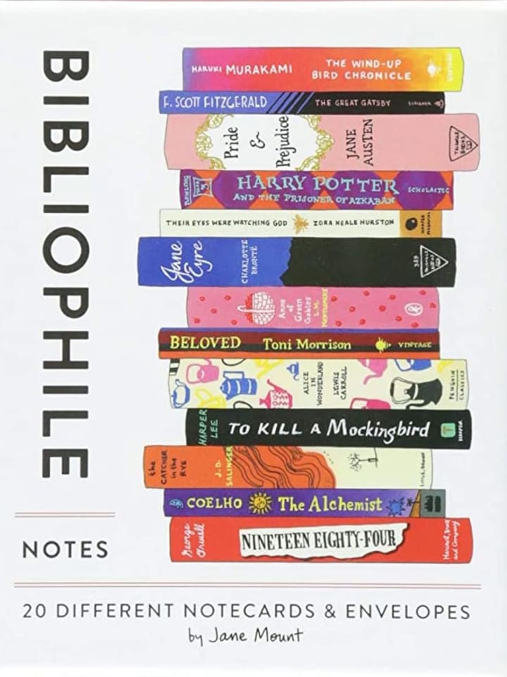 Bibliophile Notecards and Envelopes