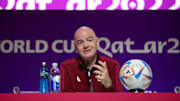 Gianni Infantino présent en conférence de presse inaugurale de la Coupe du monde 2022
