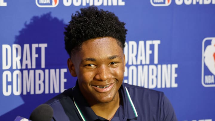 Derik Queen at the 2025 NBA Draft Combine