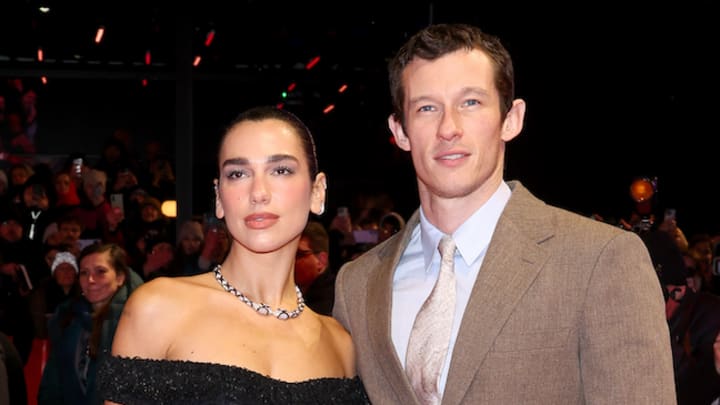 Dua Lipa and Callum Turner