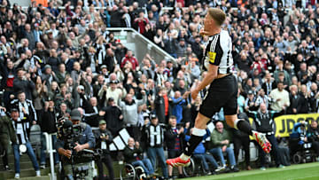 Harvey Barnes put Manchester United to the sword at St James'