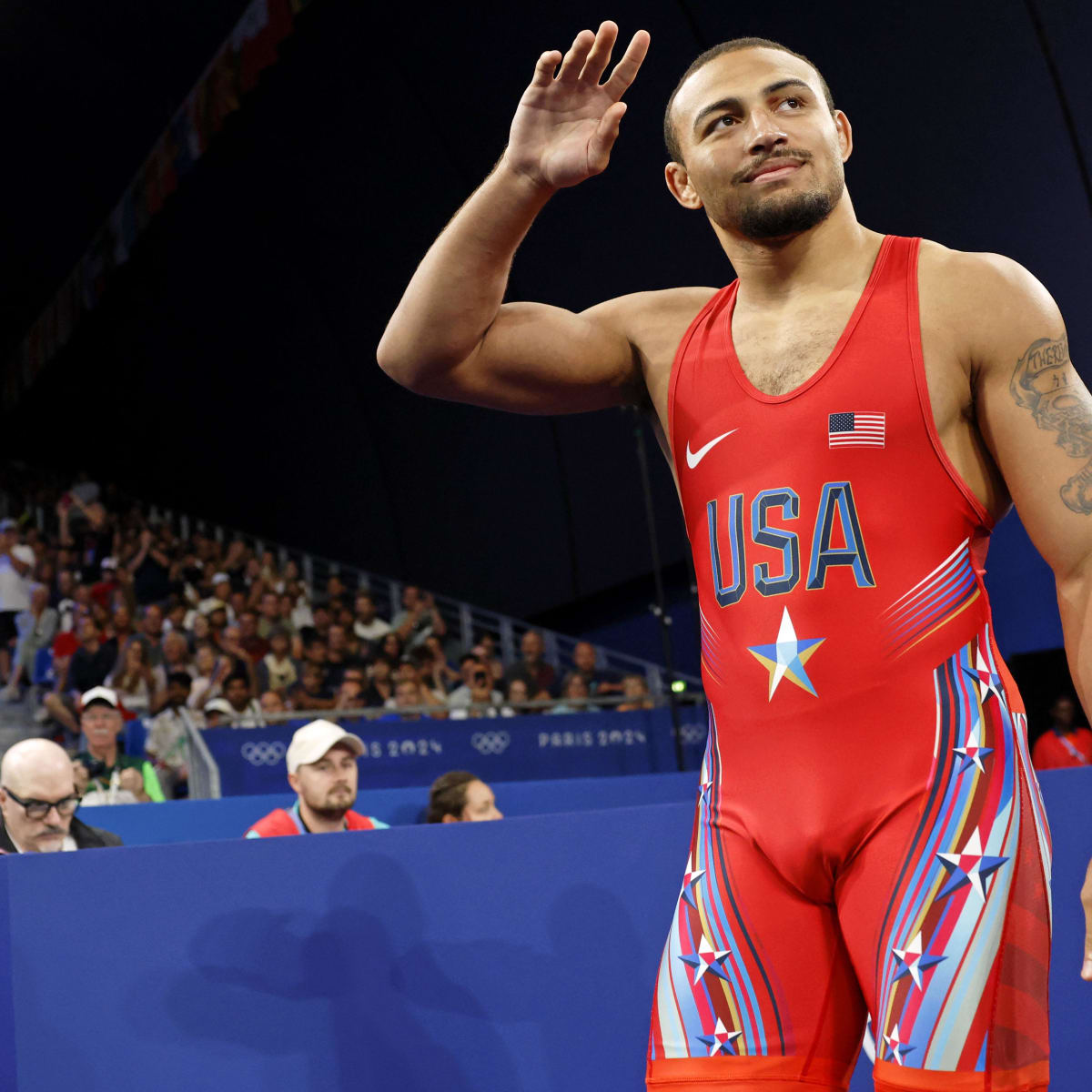 Aaron Brooks Loses Late Will Wrestle for Bronze at Paris Olympics