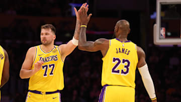 LeBron James and Luka Doncic