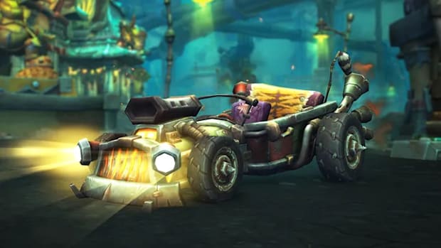 The new D.R.I.V.E. mount used in Undermine in World of Warcraft: The War Within.