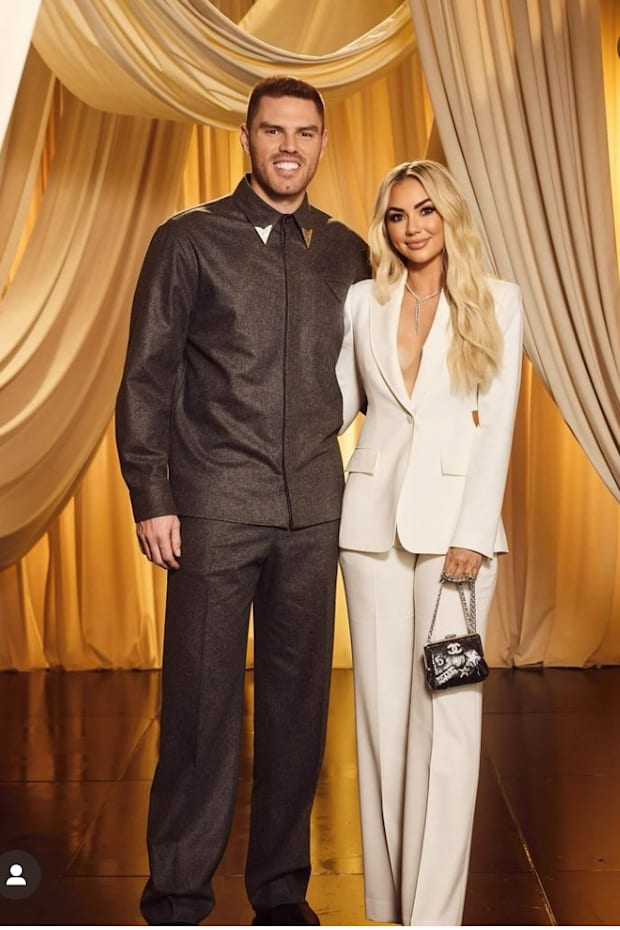 Freddie Freeman and Chelsea Freeman