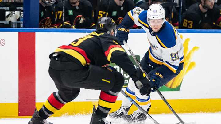 St Louis Blues v Vancouver Canucks