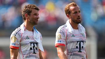 Geht bei Müllers (l.) Wahl zum Weltfußballer überraschend leer aus: Sein Ex-Kollege Harry Kane Geht bei Müllers (l.) Wahl zum Weltfußballer überraschend leer aus: Sein Ex-Kollege Harry Kane