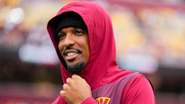 Washington Commanders quarterback Jayden Daniels