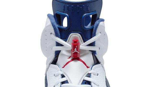 Jordan Athletic Shoes in Cream, Red, and Blue Jordan Spizike Low  main image 4