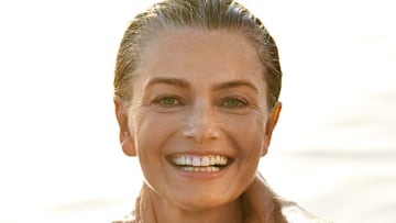 Paulina Porizkova was photographed by Yu Tsai in Kenya. 