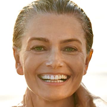 Paulina Porizkova was photographed by Yu Tsai in Kenya. 