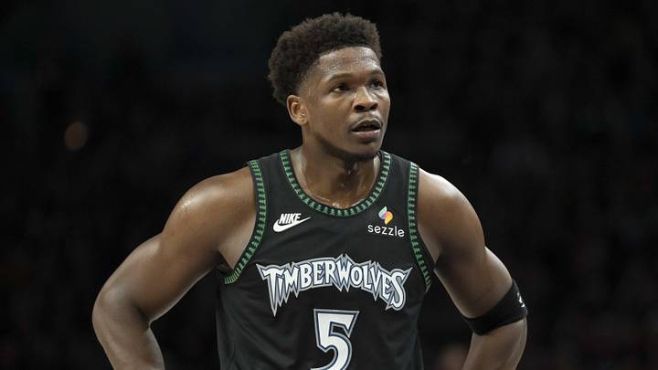 Minnesota Timberwolves guard Anthony Edwards 