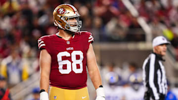San Francisco 49ers right tackle Colton McKivitz (68)