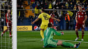 Arnaut Danjuma marcó por el Villarreal ante el Bayern Múnich 