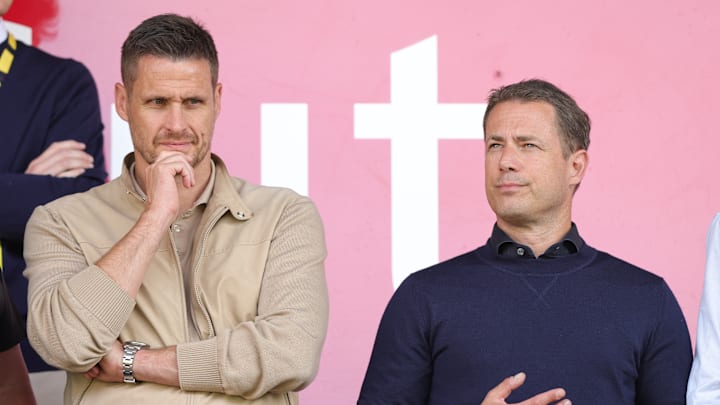 Sebastian Kehl und Lars Ricken bekamen von Atalanta keine Gastfreundlichkeit zu spüren