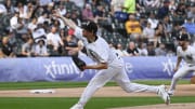 Jul 27, 2024; Chicago, Illinois, USA;  Chicago White Sox pitcher Erick Fedde (20) pitches against the Seattle Mariners during the first inning at Guaranteed Rate Field. Mandatory Credit: Matt Marton-USA TODAY Sports