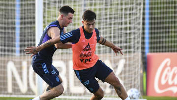 Lo Celso and Dybala in Argentina training - Argentina Training Session