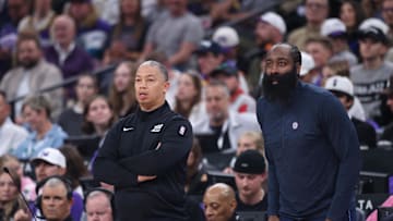 Tyronn Lue, James Harden, LA Clippers