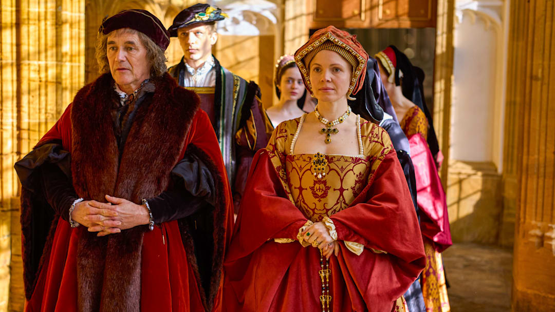 MASTERPIECE
Wolf Hall: The Mirror and the Light

Episode One: Wreckage 
Sunday, March 23, 2025 at 9/8c on PBS
In the wake of Anne’s execution, the King weds Jane Seymour. Marital bliss does nothing to quell Henry’s rage at his daughter, and Cromwell makes a risky play to save Princess Mary from her father’s murderous streak.

Shown L-R: Mark Rylance (Thomas Cromwell), Kate Phillips (Jane Seymour) 

Photographer: Nick Briggs 

For editorial use only.

© Playground Television (UK) Ltd