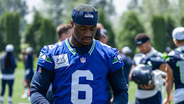 Seattle Seahawks quarterback Jalen Milroe