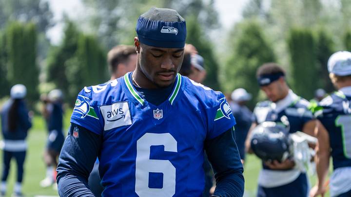 Seattle Seahawks quarterback Jalen Milroe