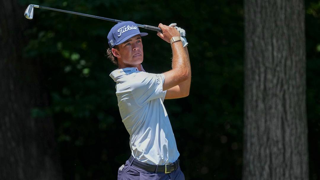 Jackson Koivun earned his first career PGA Tour win at the 3M Open last month. 