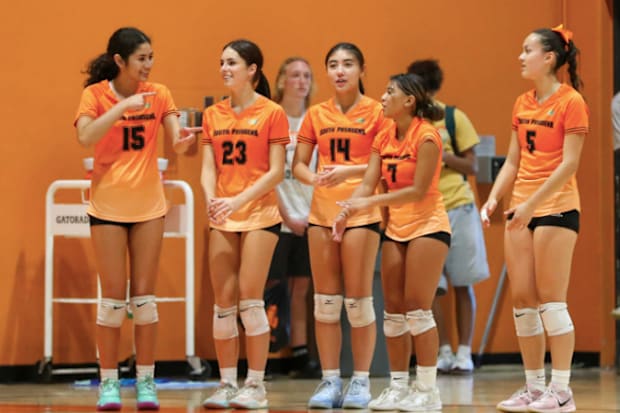 Arcadia vs. South Pasadena in California Varsity high school volleyball clash Aug. 26, 2025