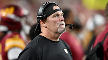 Washington Commanders head coach Dan Quinn