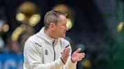 Colorado State Rams head coach Niko Medved