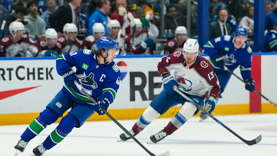 Colorado Avalanche v Vancouver Canucks Colorado Avalanche v Vancouver Canucks
