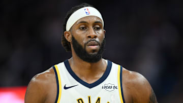 Indiana Pacers center Isaiah Jackson (22) during a game against the Golden State Warriors.