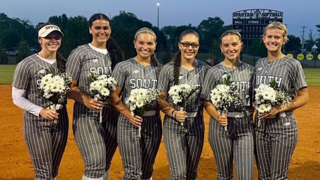 The South Warren seniors have led Lady Spartan softball to a 32-0 season so far, and a top-five spot in the national rankings. From left to right, McLaine Hudson, Layla Ogden, Parker Willoughby, Kinleigh Russell, Kaylee Wilson and Hadley Borders.