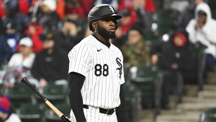 Chicago White Sox outfielder Luis Robert Jr. was the focus of a fake trade report on Monday