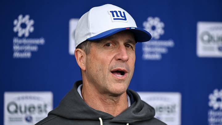 New York Giants - head coach John Harbaugh