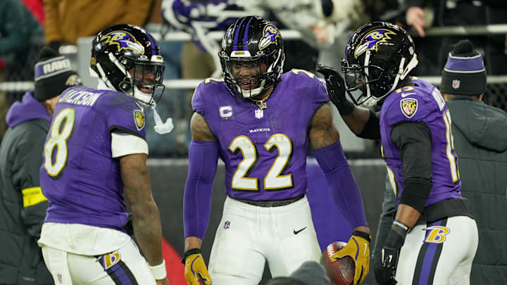 Baltimore Ravens running back Derrick Henry. Baltimore Ravens running back Derrick Henry.