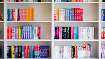 Some of the books for sale at Bedpost Books, located at 738 E. Hines St. in Republic, a new romance book boutique on Tuesday, Aug. 13, 2024.