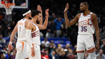 Devin Booker, Tyus Jones, Kevin Durant