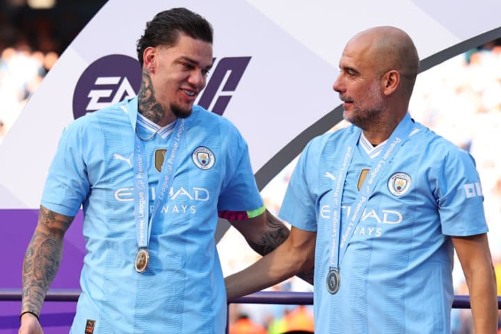 Ederson, Pep Guardiola