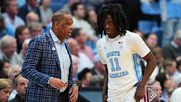 North Carolina HC Hubert Davis, wing Ian Jackson