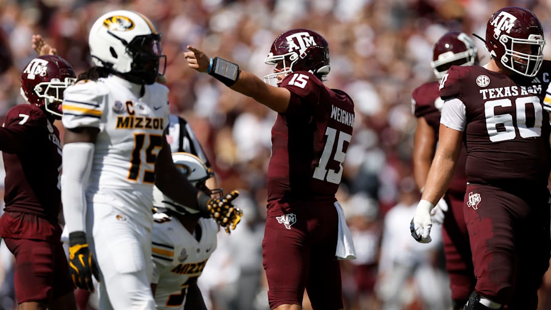 Texas A&M Aggies QB Conner Weigman