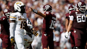 Texas A&M Aggies QB Conner Weigman