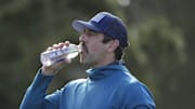 Aaron Rodgers during the AT&T Pebble Beach Pro-Am golf tournament 