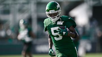NY Jets wide receiver Garrett Wilson