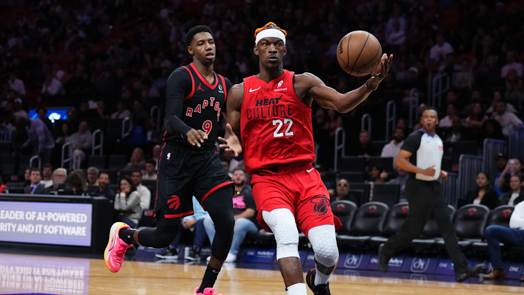 RJ Barrett, Toronto Raptors and Jimmy Butler, Miami Heat