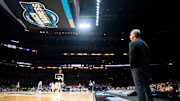 Tennessee head coach Rick Barnes watches from the sidelines during a NCAA Tournament Sweet 16 game between Tennessee and Kentucky at Lucas Oil Stadium in Indianapolis, Ind., on Thursday, March 27, 2024.