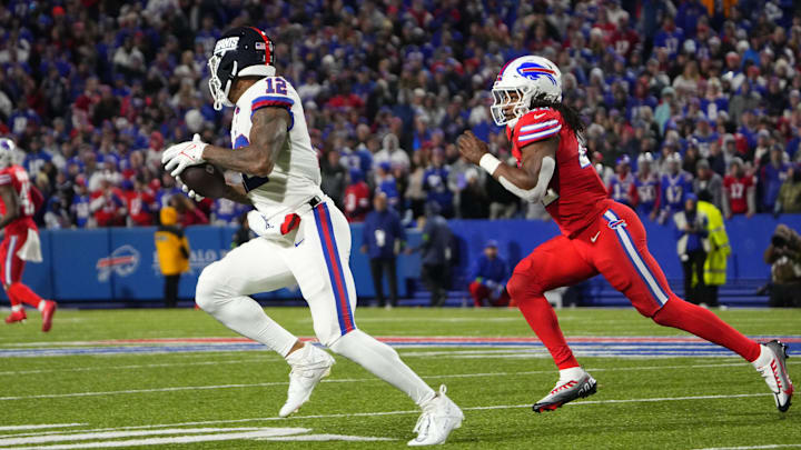 Former New York Giants tight end Darren Waller.