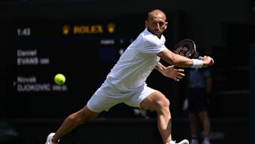 Dan Evans at Wimbledon 2025