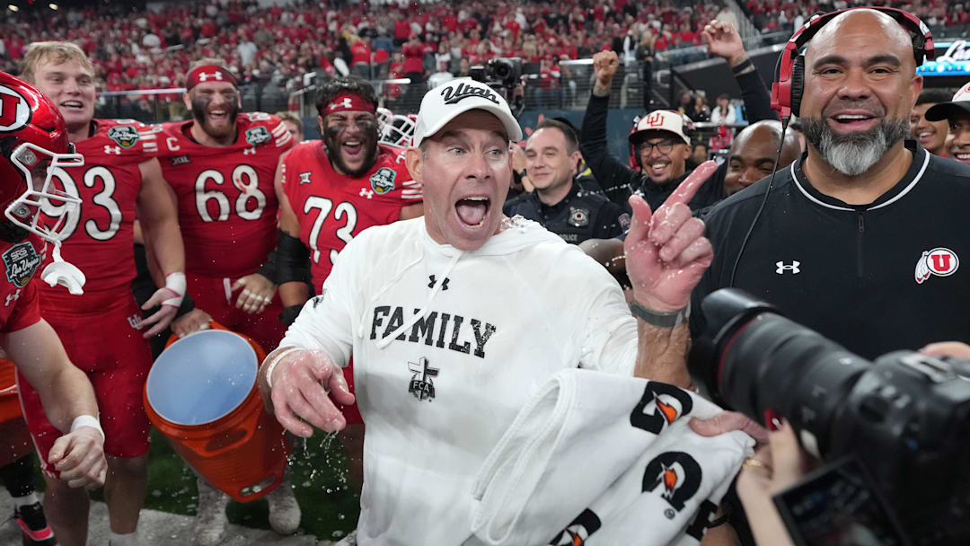 Utah Utes head coach Morgan Scalley guided the team to its 11th win of the season, helping it earn a top-15 placement in the final AP Top 25 poll of the season.