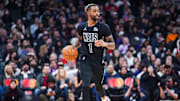 D'Angelo Russell volvió a los Brooklyn Nets, tras ser cambiado desde Los Angeles Lakers la semana pasada 